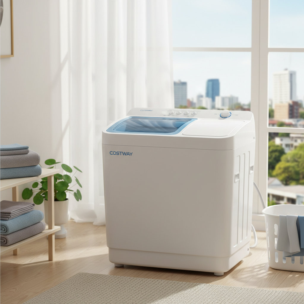 Costway Compact Front Load Washer Review: An Honest Look at This Portable Laundry Solution